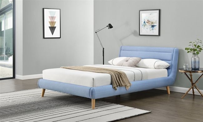 Halmar ELANDA 160 bed, color: blue - Houseland.cz