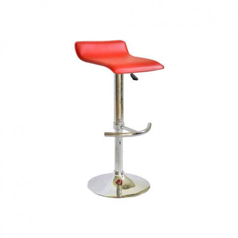 Sada 2 červených barových stoliček s potahem z eko kůže Evegreen House Barman - Bonami.cz