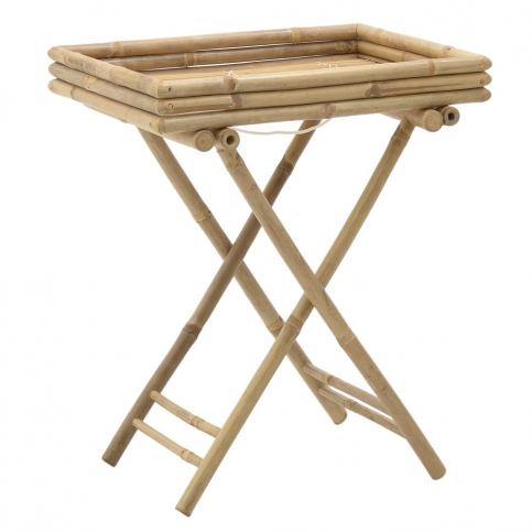 Bambusový stolek s tácem InArt Bamboo - Bonami.cz