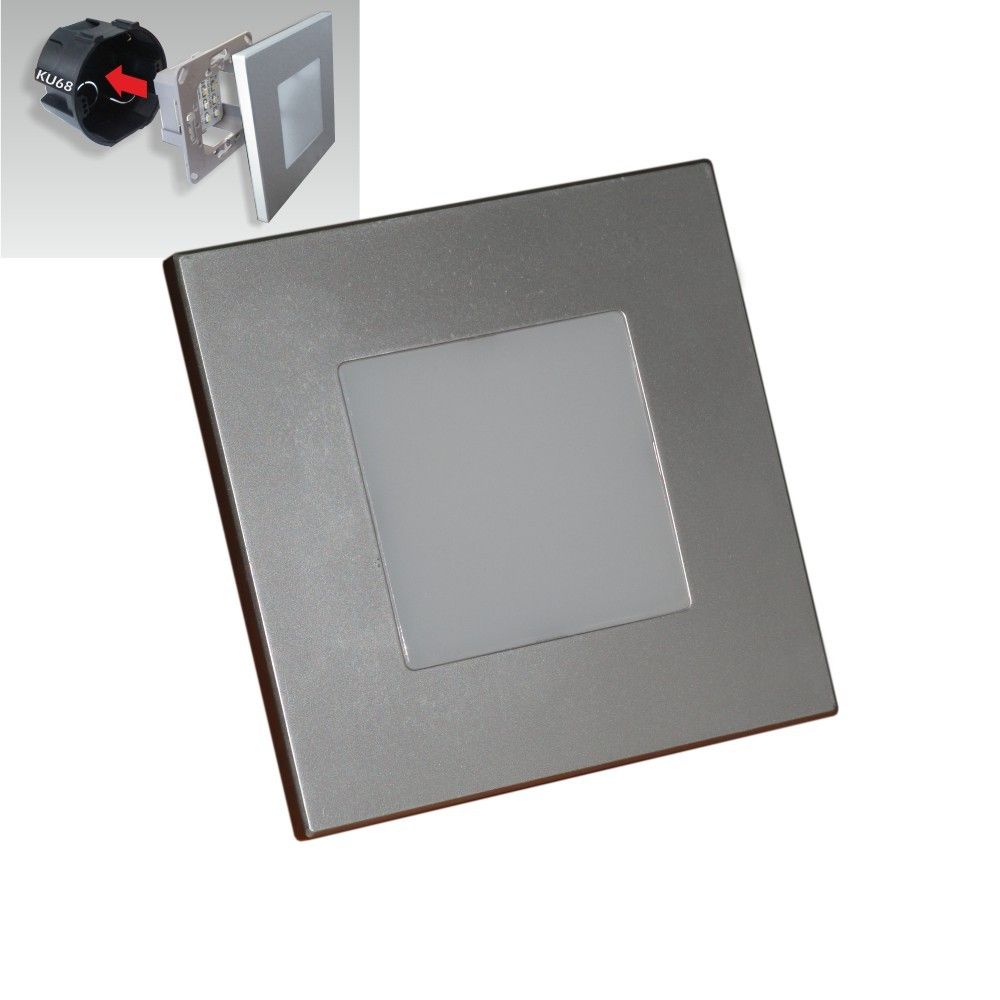 Emithor 48302 LED zápustné bodové svítidlo Step light 1x1W | 60lm | 4000K - stříbrná - Dekolamp s.r.o.