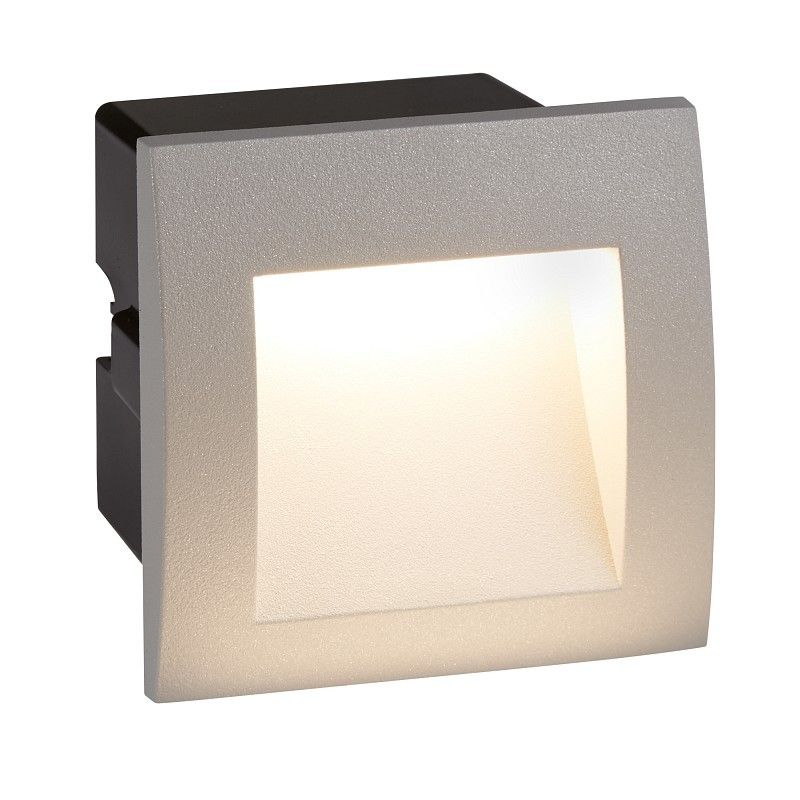 Searchlight 0661GY LED venkovní zápustné orientační svítidlo Ankle 1x1W | 35lm | 4000K | IP65 - hliník, šedá - Dekolamp s.r.o.