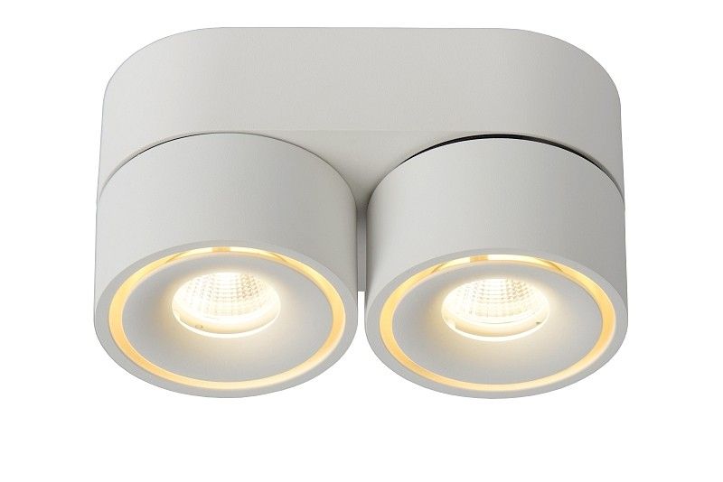 Lucide 35911/16/31 LED stropní spotové svítidlo Yumiko 2x8W | 2x627lm | 2700K - bílé - Dekolamp s.r.o.