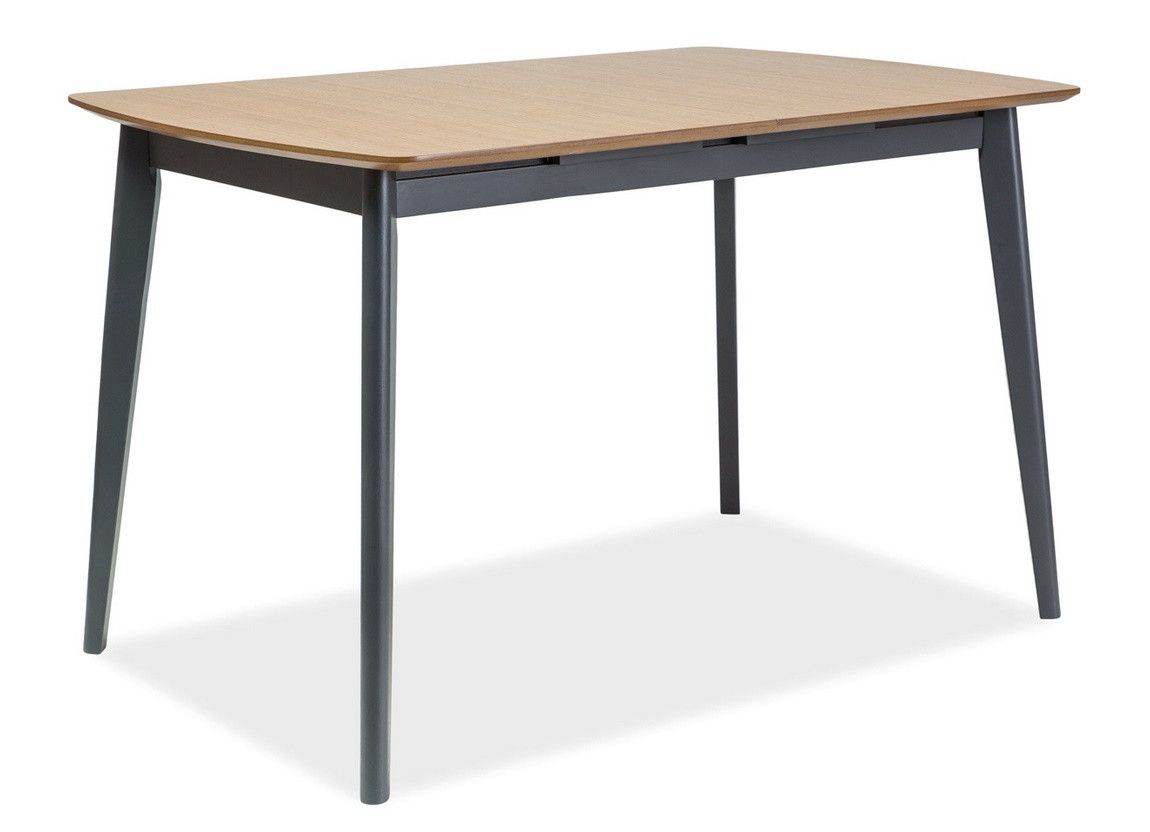 Casarredo Jídelní stůl rozkládací VITRO II 120-160 dub/grafit - ATAN Nábytek