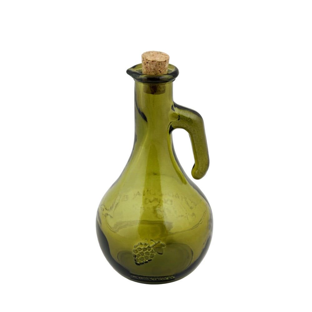 Zelená láhev na ocet z recyklovaného skla Ego Dekor Di Vino, 500 ml - Bonami.cz