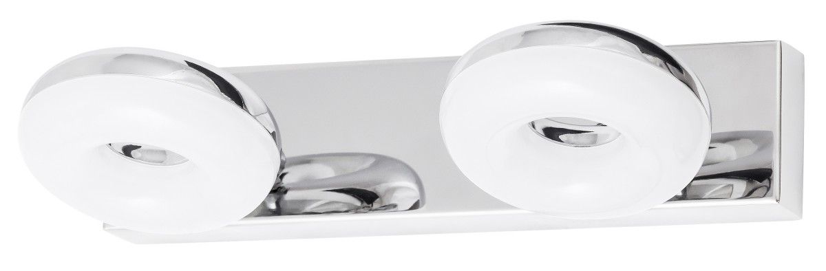 Rabalux 5717 LED koupelnové nástěnné svítidlo nad zrcadlo Beata 2x5W | 930lm | 4000K | IP44 - chrom - Dekolamp s.r.o.