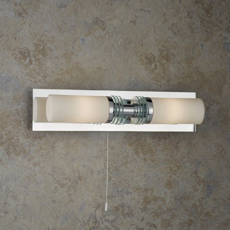 Searchlight 5612-2CC-LED BATHROOM koupelnové nástěnné svítidlo G9 2x2,5W 200 lm IP44 - Dekolamp s.r.o.