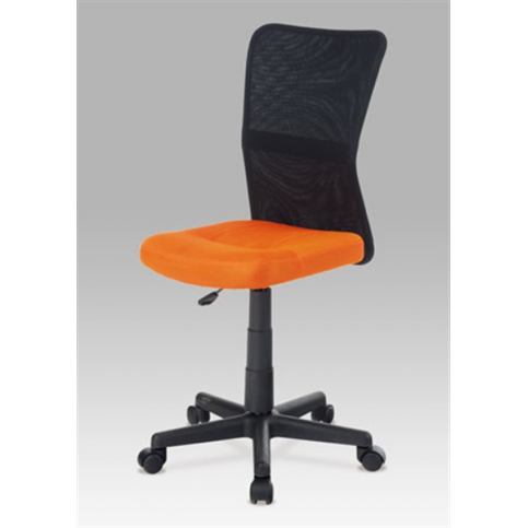 Dětská židle KA-2325 ORA (oranžový sedák, černá síťovina) - Rafni