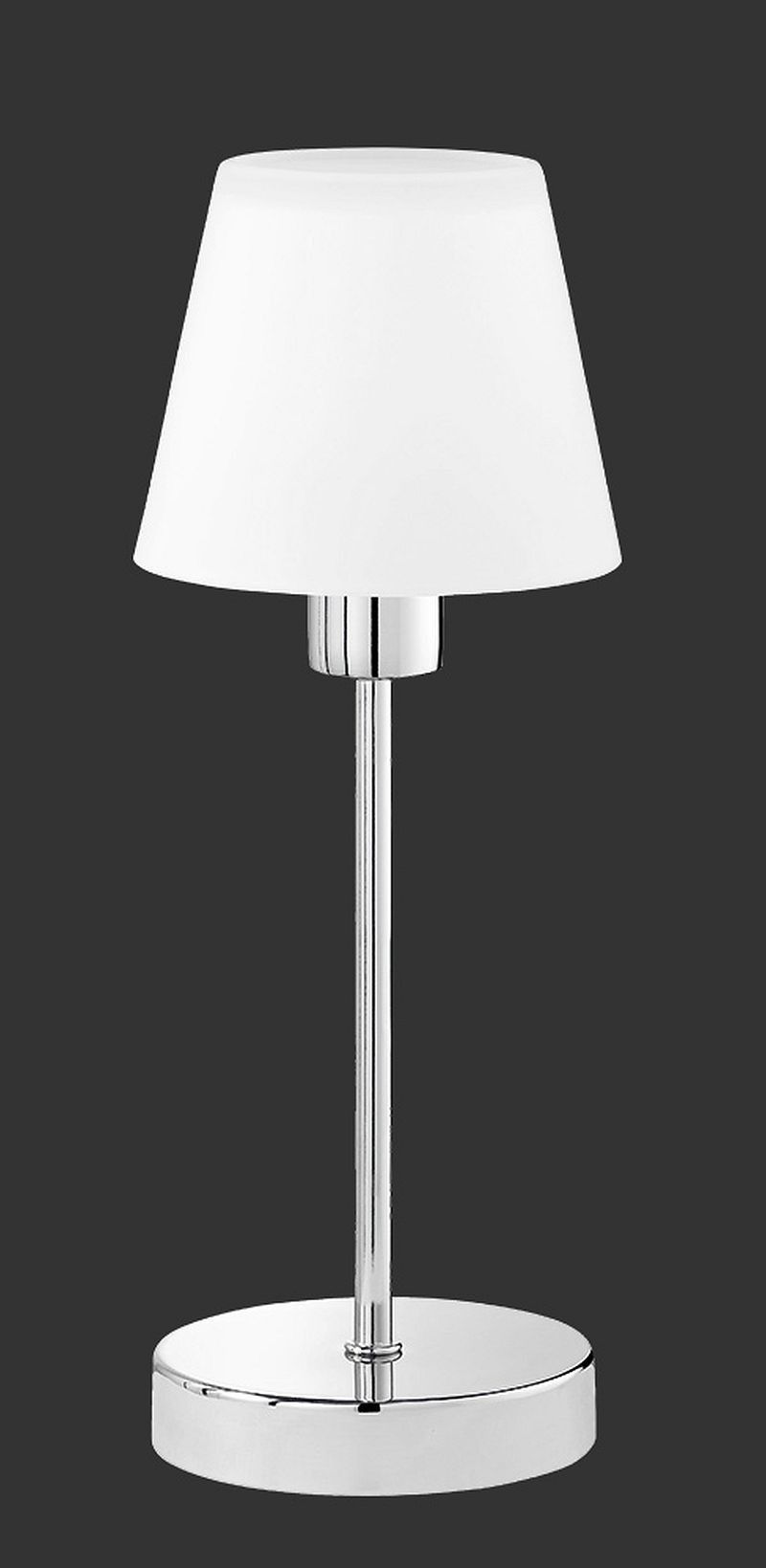 TRIO 595700106 LUIS II dotyková stolní lampička1xE14 chrom/bílá ON/OFF - Svítidla FEIM