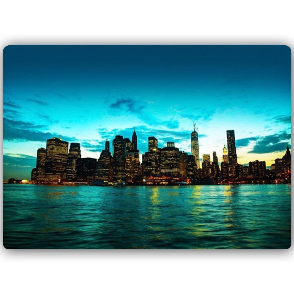 CARO Kovový obraz - New York City 40x30 cm - GLIX DECO s.r.o.