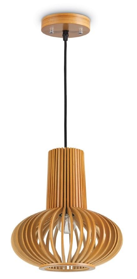Ideal Lux 159850 závěsné stropní svítidlo Citrus 1x60W|E27 - dřevo - Dekolamp s.r.o.