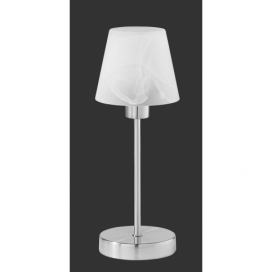 TRIO 595700107 LUIS II dotyková stolní lampička 1xE14 matný nikl/bílá ON/OFF