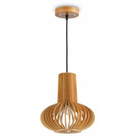 Ideal Lux 159850 závěsné stropní svítidlo Citrus 1x60W|E27 - dřevo