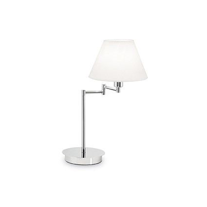 stolní lampa Ideal Lux Beverly TL1 140322 1x40W E14 - moderní doplňkové osvětlení/mosaz - Dekolamp s.r.o.