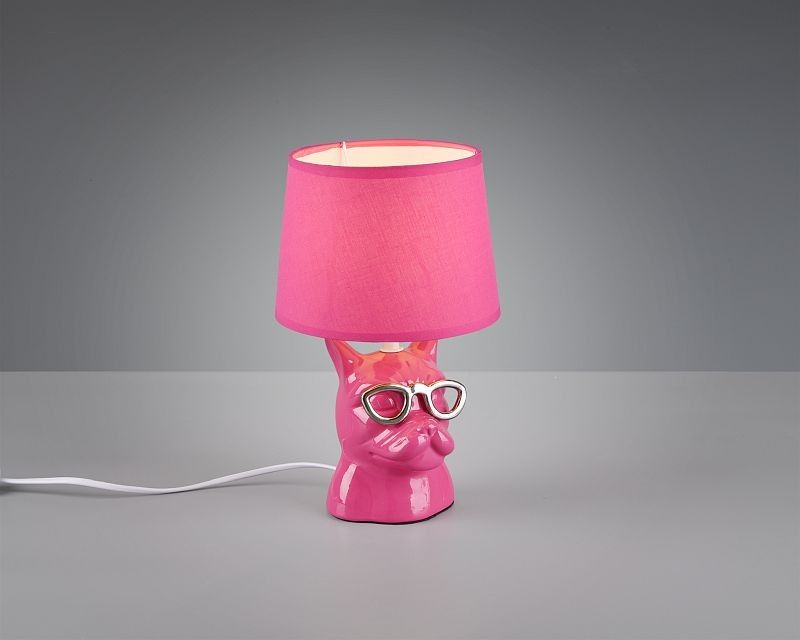 TRIO Reality R50231093 Dosy stolová lampička 1xE14 růžová - Svítidla FEIM