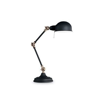 stolní lampa Ideal Lux Truman TL1 145204 1x60W E27 - retro lampa / šedá barva - Dekolamp s.r.o.