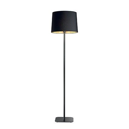 Ideal Lux 161716 stojací lampa Nordik 1x60W|E27 - černá - Dekolamp s.r.o.
