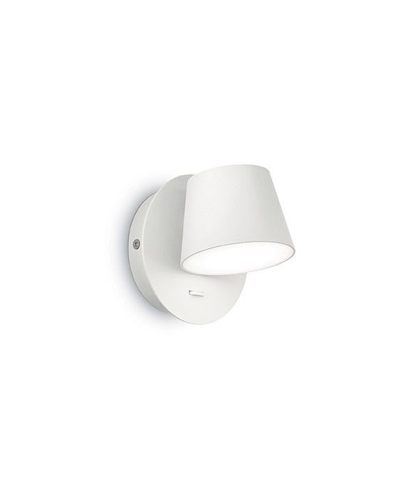Ideal Lux 167152 LED nástěnné svítidlo Gim Bianco 1x6W | 530lm | 3000K - bílá - Dekolamp s.r.o.