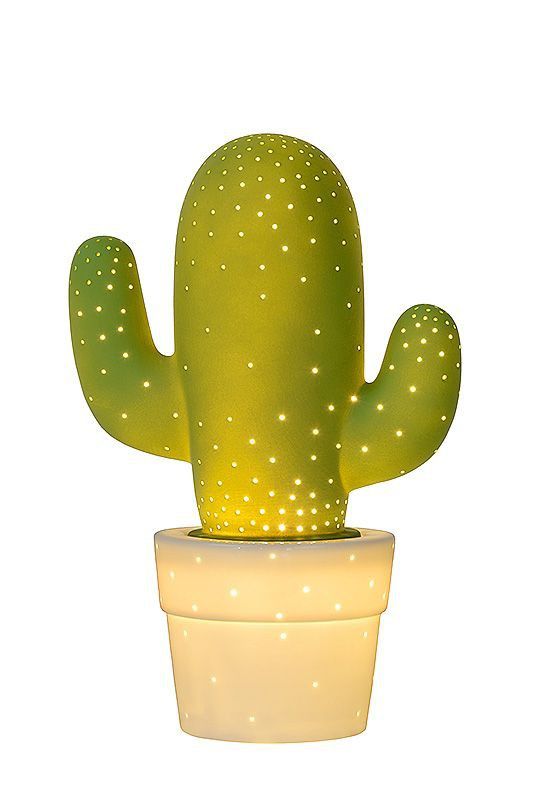 dětská stolní lampička Lucide Cactus 13513/01/33 1x40W E14 - kvalitní keramika - Dekolamp s.r.o.