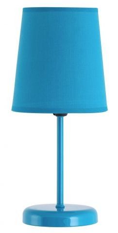 RABALUX 4512 Glenda textilní lampička E14 1x40W modrá - Dekolamp s.r.o.