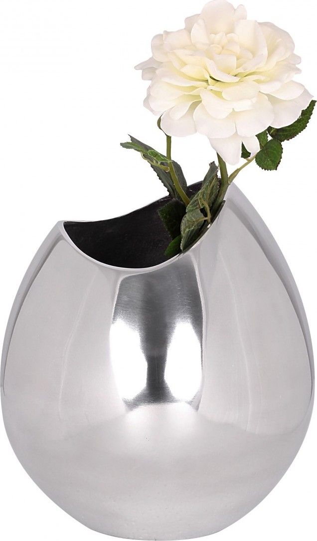 Brüxxi Hliníková váza Bowl, 25 cm Barva: hliník - M DUM.cz