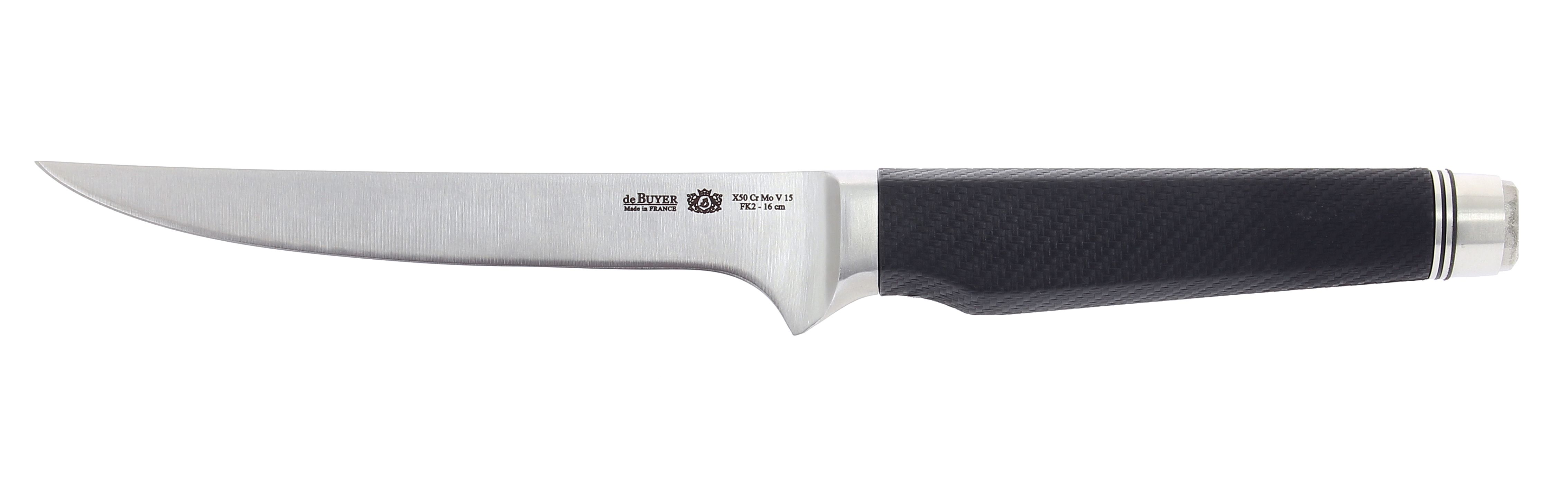 De Buyer Filetovací nůž Fibre Karbon 2 16 cm - Chefshop.cz