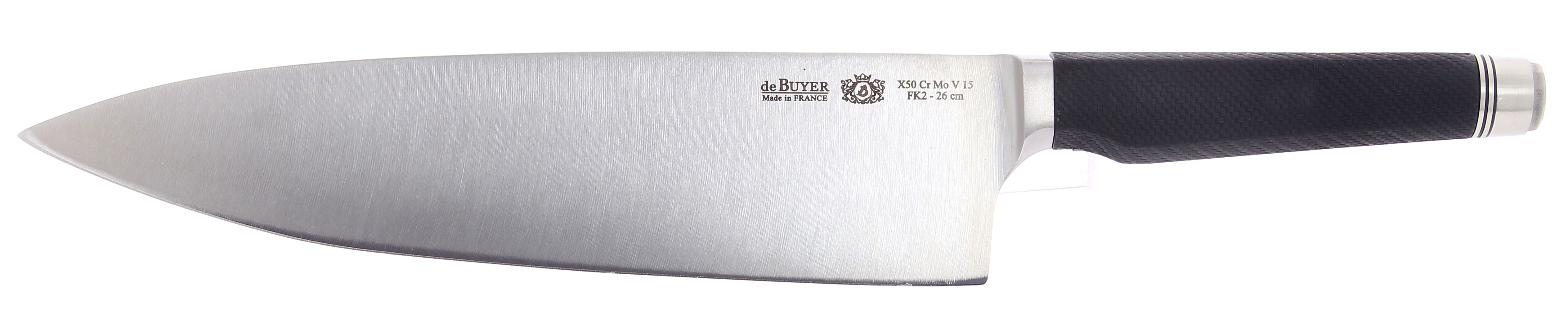 De Buyer Kuchařský nůž Fibre Karbon 2 26 cm - Chefshop.cz