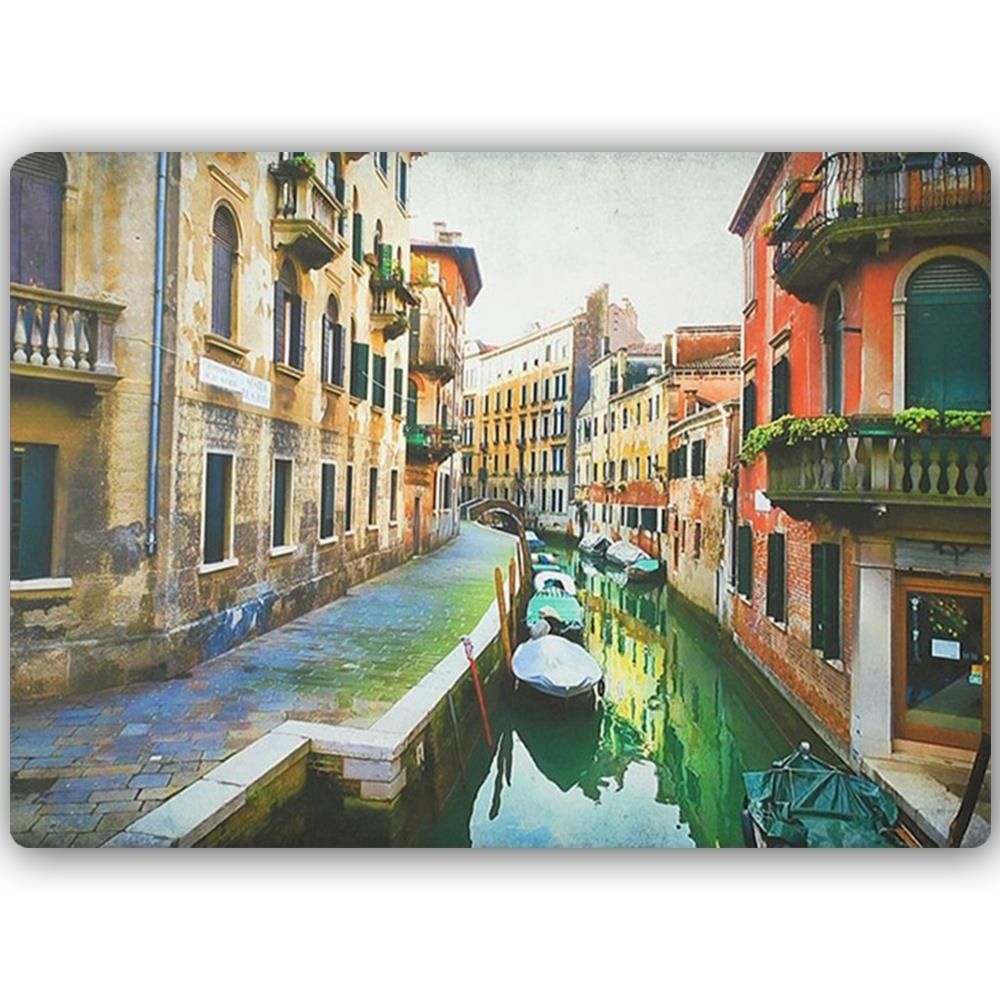 CARO Kovový obraz - Venice 2 40x30 cm - GLIX DECO s.r.o.