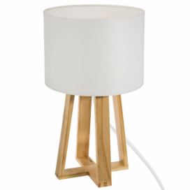 Atmosphera Stolní lampa, bílá, 20 x 34,5 cm