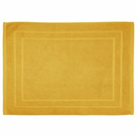 Atmosphera Koupelnová předložka v žluté barvě, obdélníkový tvar, 70 x 50 cm