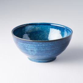 Modrá keramická miska MIJ Indigo, ø 18 cm