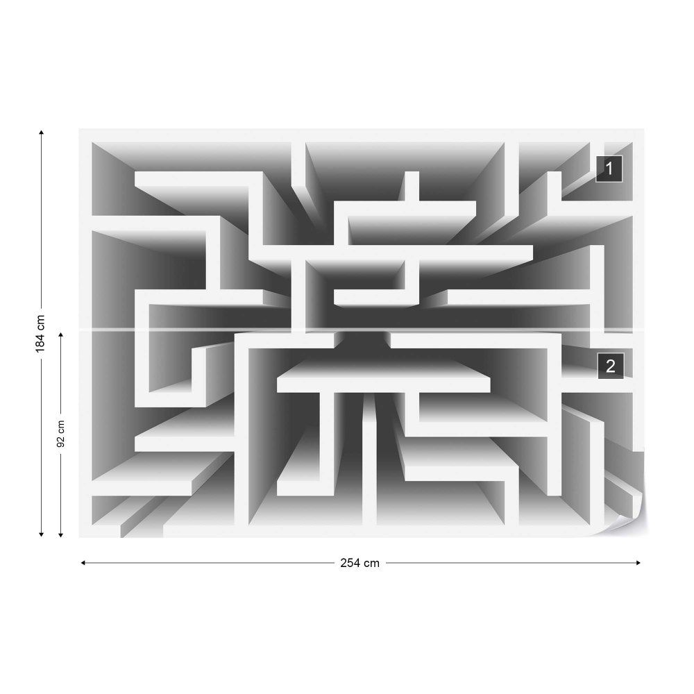 Fototapeta GLIX - 3D Maze 6 + lepidlo ZDARMA Vliesová tapeta  - 254x184 cm - GLIX DECO s.r.o.