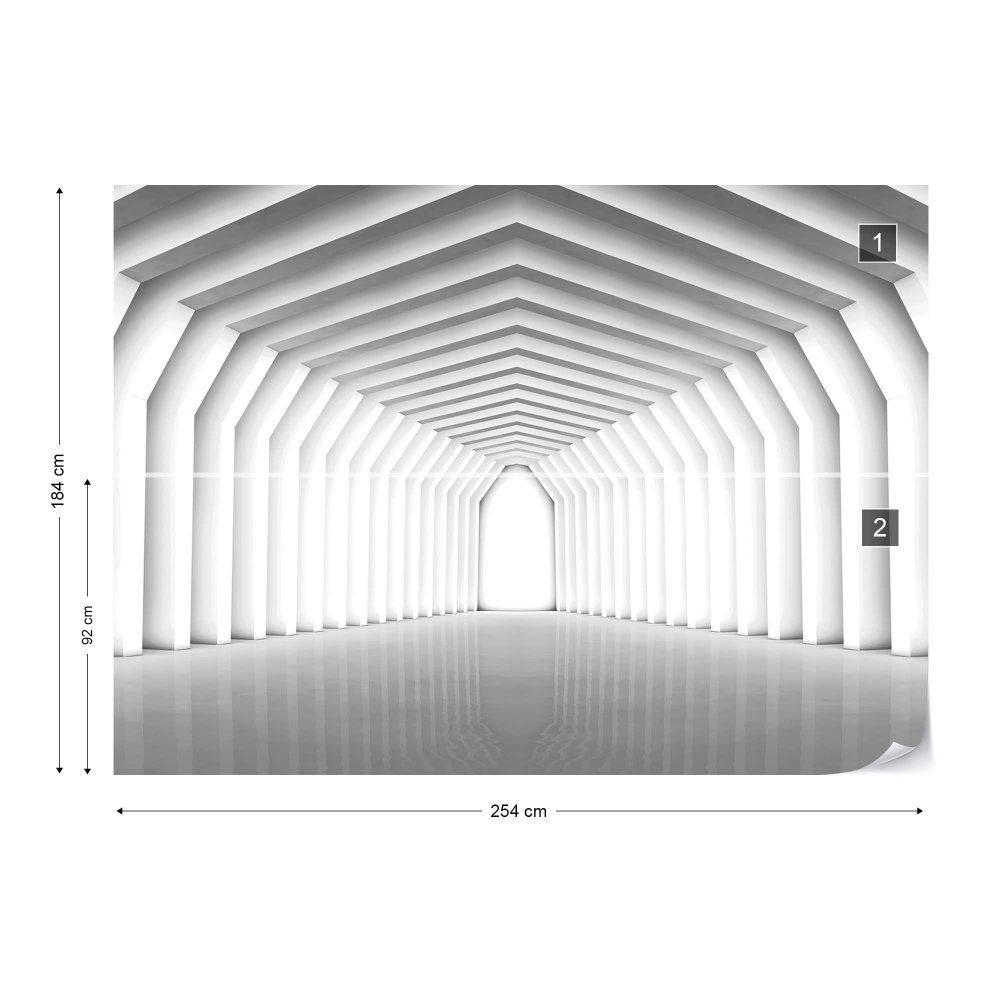 Fototapeta GLIX - 3D Room Illusion 2 + lepidlo ZDARMA Papírová tapeta  - 254x184 cm - GLIX DECO s.r.o.