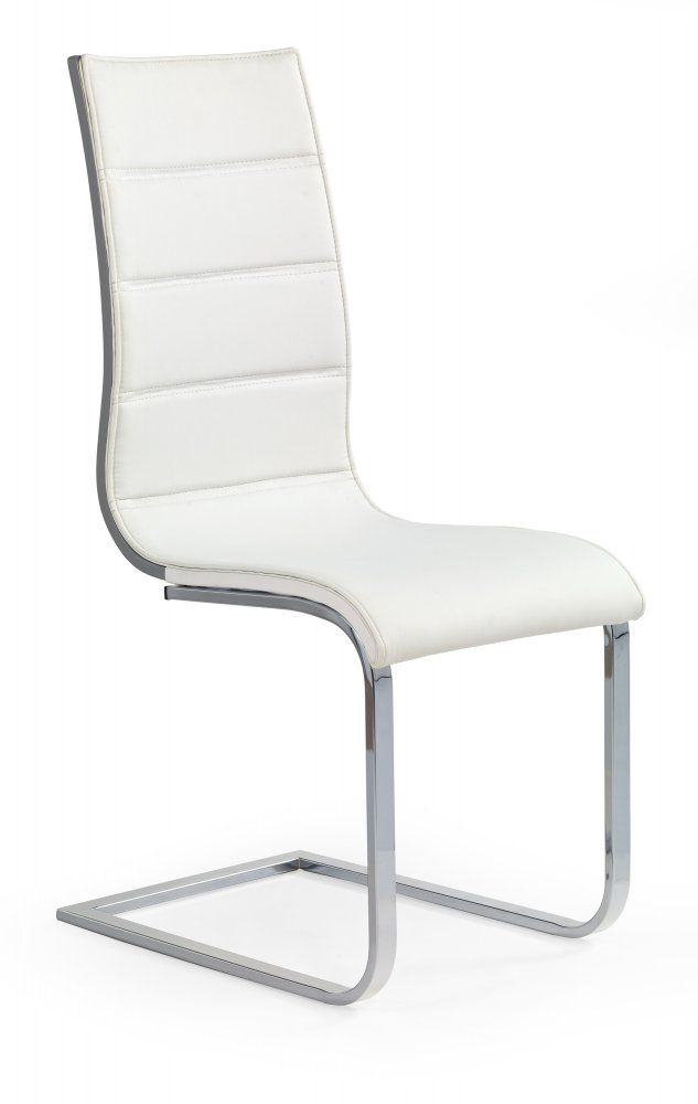 Jídelní židle K104 Halmar bílo-šedá - DEKORHOME.CZ