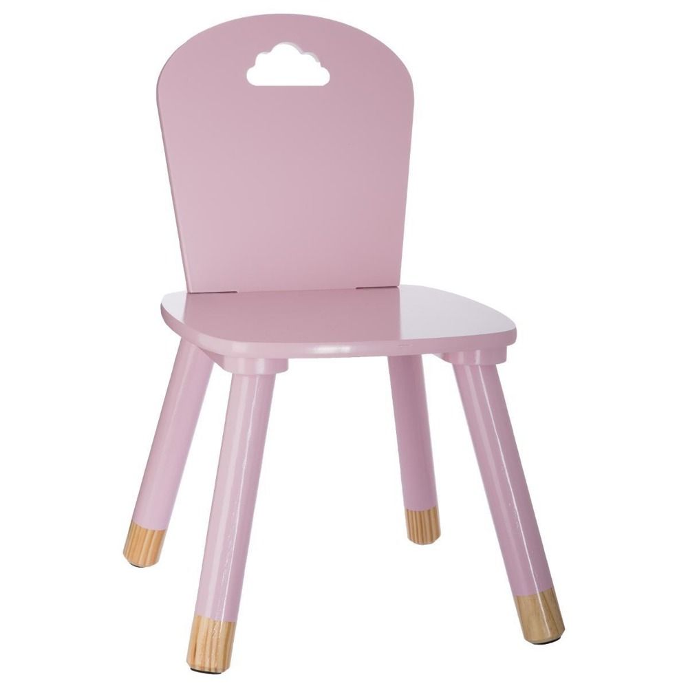 Atmosphera for kids Židle pro děti v růžové barvě, 50 x 28 x 28 cm, MDF - EMAKO.CZ s.r.o.