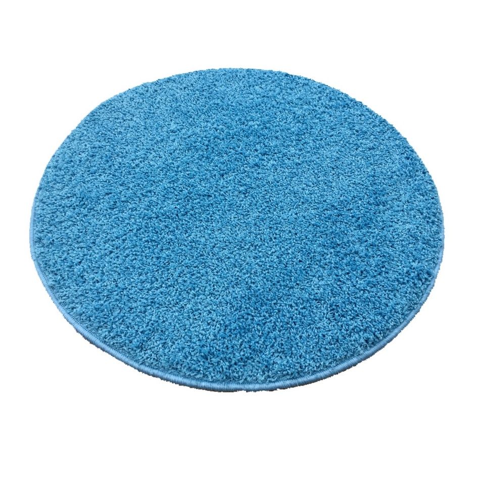 Vopi Kusový koberec Color shaggy modrá, 120 cm - 4home.cz