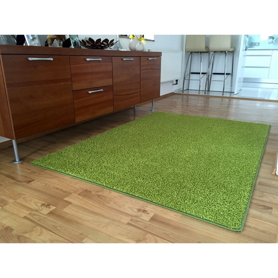 Vopi Kusový koberec Color shaggy zelená, 120 x 170 cm - 4home.cz