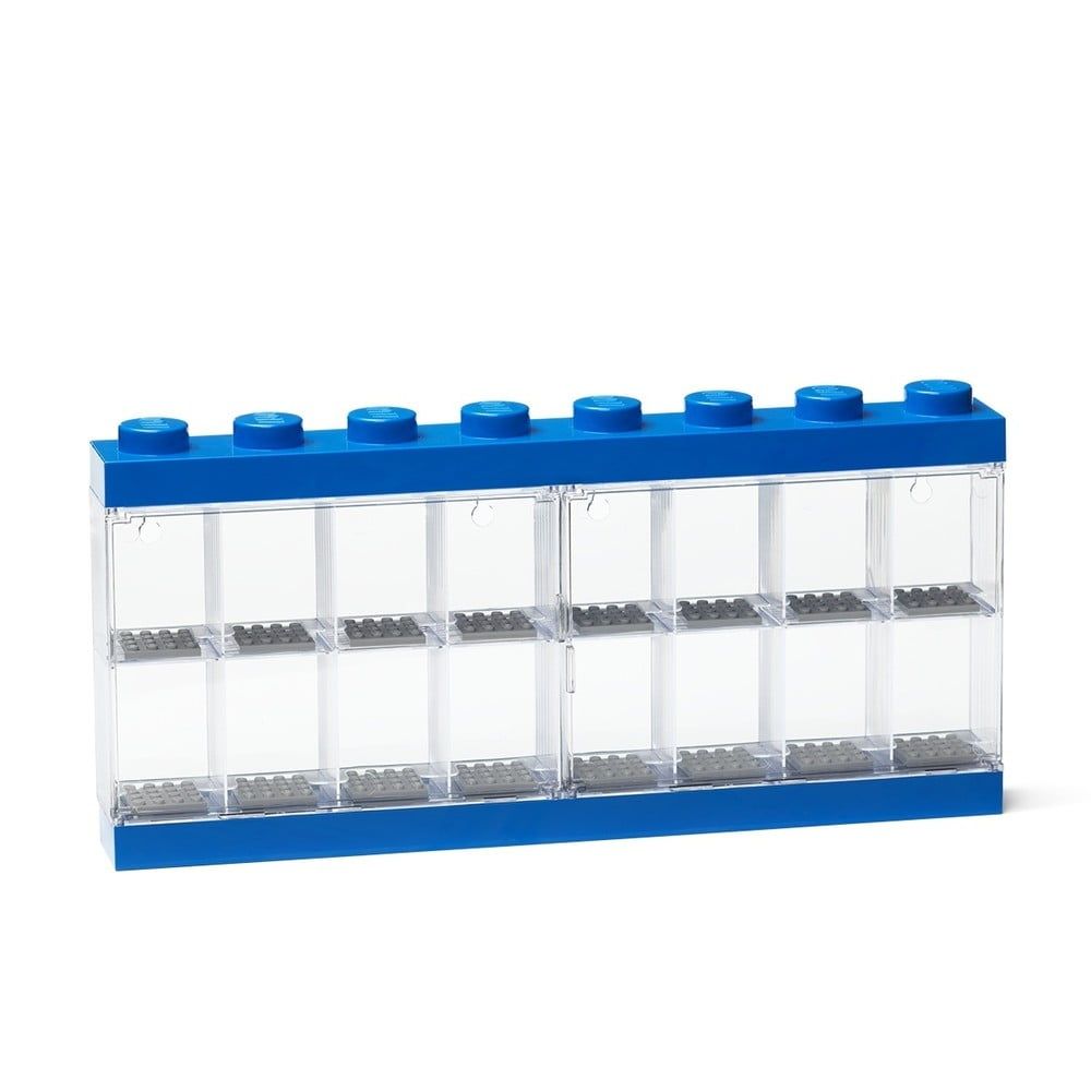 Modrá sběratelská skříňka na 16 minifigurek LEGO® - Bonami.cz