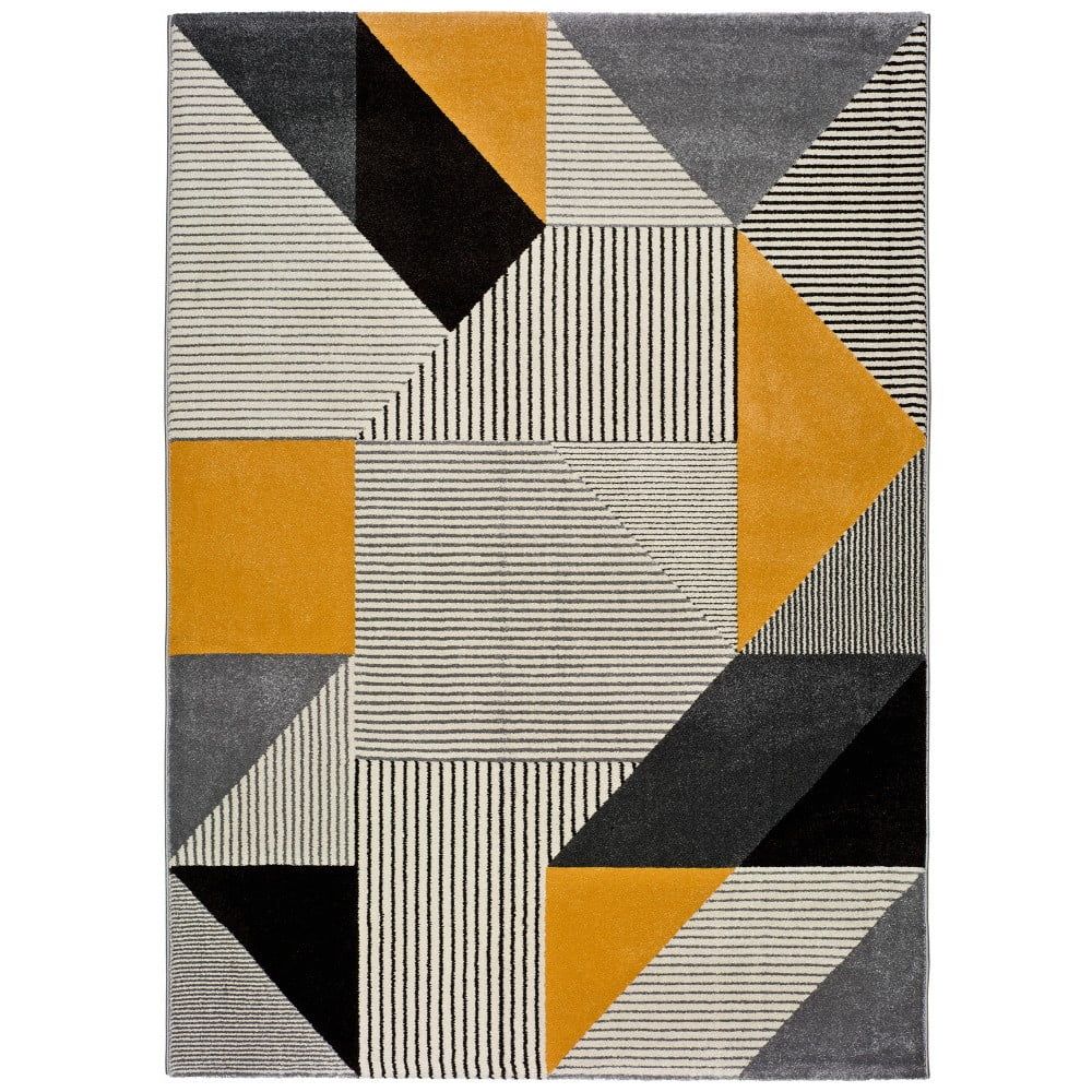 Oranžovo-šedý koberec Universal Gladys Duro, 200 x 290 cm - Bonami.cz