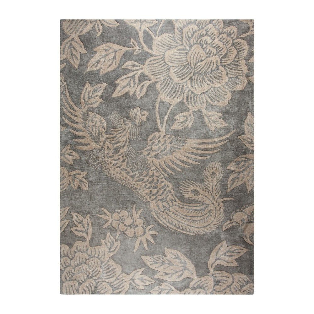 Šedý ručně tkaný koberec Flair Rugs Phoenix, 120 x 170 cm - Bonami.cz