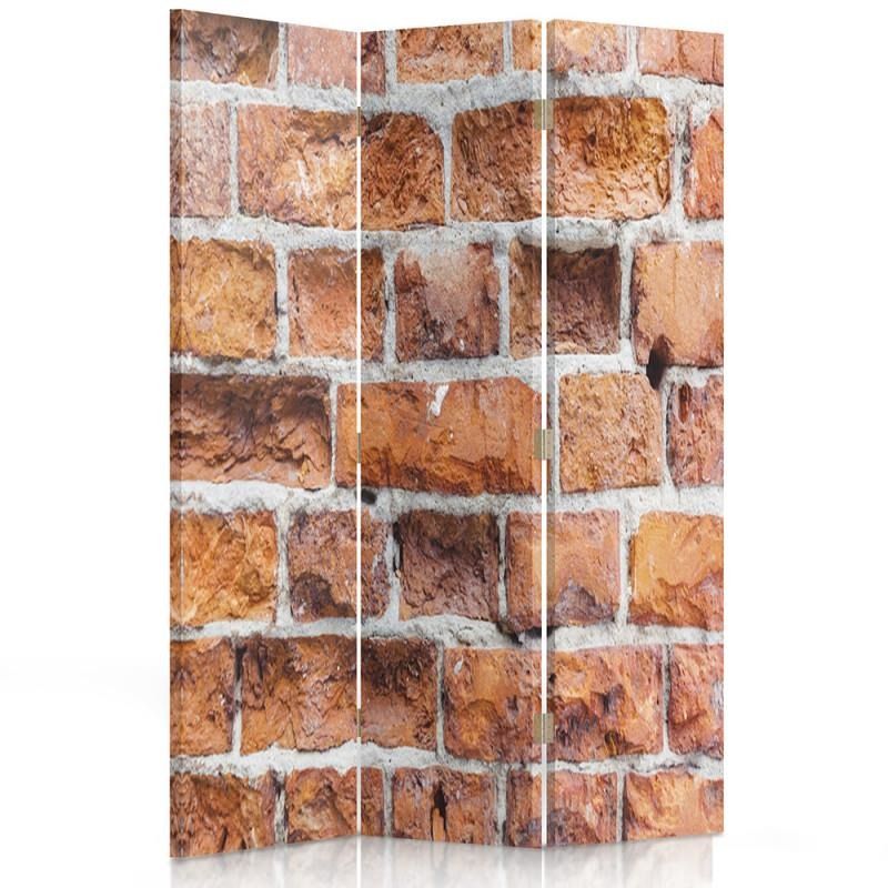 Paraván - A Wall Of Bricks 2 | trojdílný | jednostranný 110x150 cm - GLIX DECO s.r.o.
