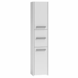 Shoptop Koupelnová skříňka Bára - vysoká, bílá