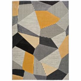 Oranžovo-šedý koberec Universal Gladys Sarro, 60 x 120 cm Bonami.cz