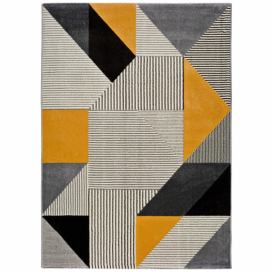 Oranžovo-šedý koberec Universal Gladys Duro, 200 x 290 cm Bonami.cz
