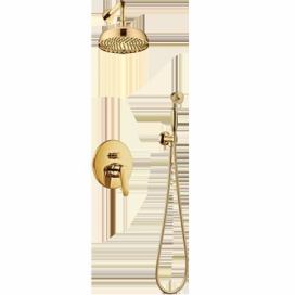 Sprchový set podomítkový OMNIRES ART DECO zlatý