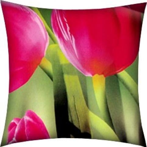 Scandi Bavlněný povlak na polštář Květ tulipánu 40x40 cm  - Houseland.cz
