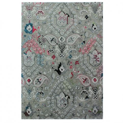 Šedý ručně tkaný koberec Flair Rugs Persian Fusion, 120 x 170 cm - Bonami.cz