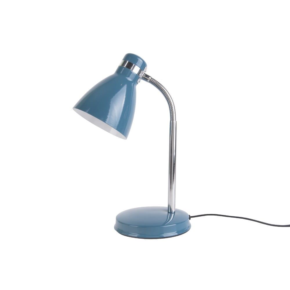Modrá stolní lampa Leitmotiv Study Blue - Bonami.cz