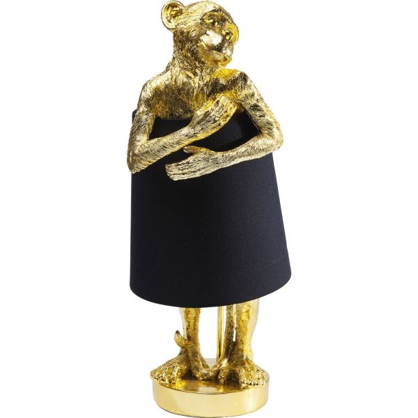 Stolní lampa Animal Monkey Gold Black - KARE