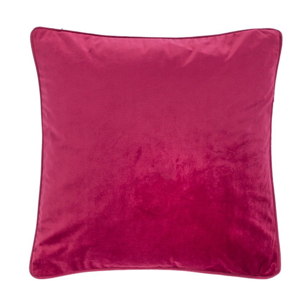 Tmavě růžový polštář Tiseco Home Studio Velvety, 45 x 45 cm - Bonami.cz