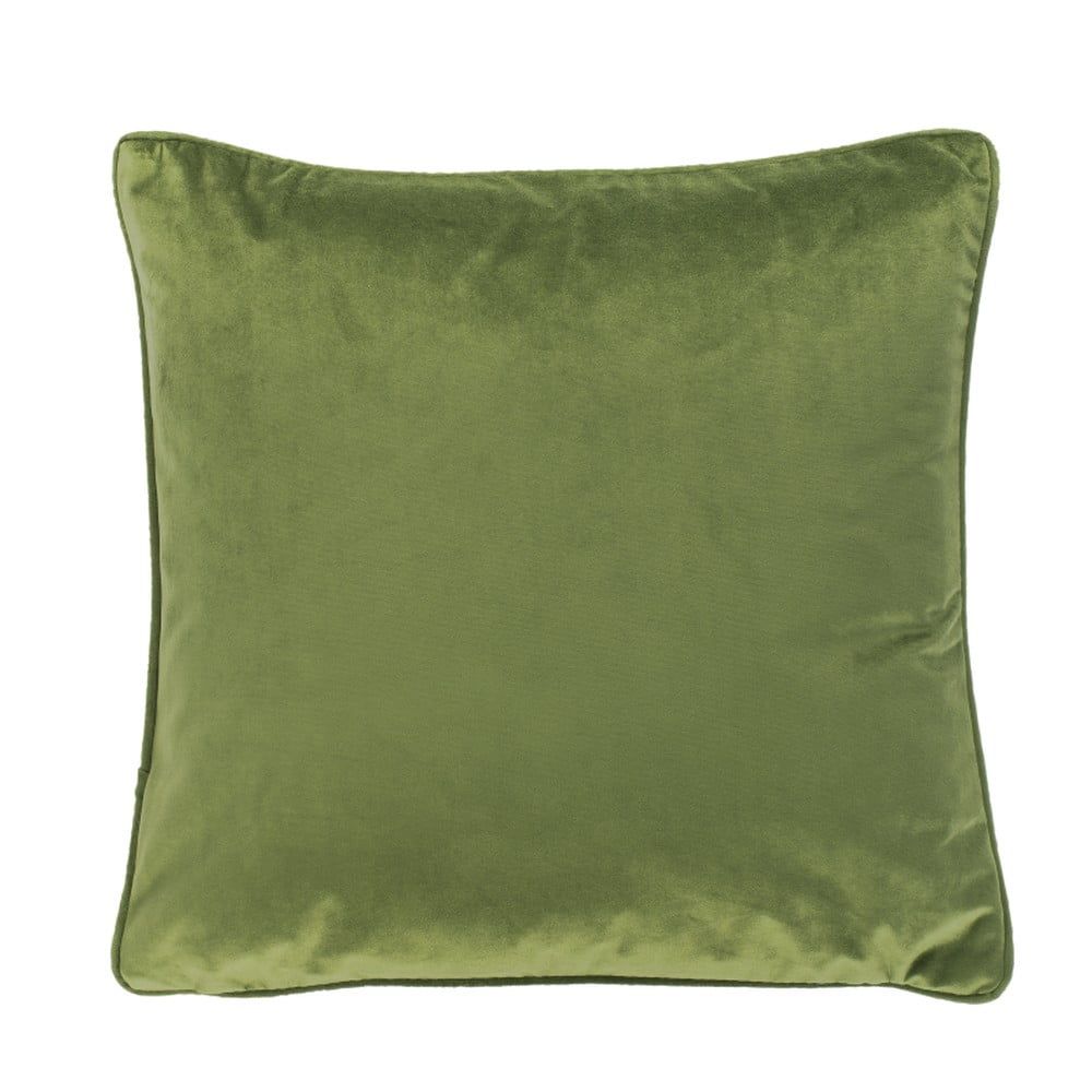 Tmavě zelený polštář Tiseco Home Studio Velvety, 45 x 45 cm - Bonami.cz
